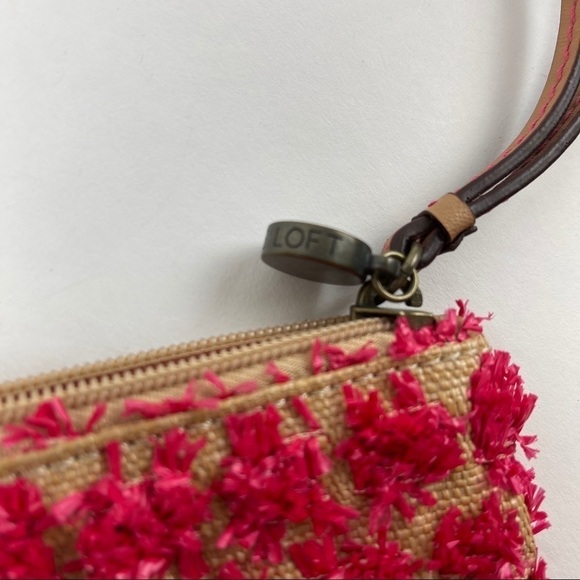 Live Love Loft Wristlet Tan and Pink - Picture 5 of 7